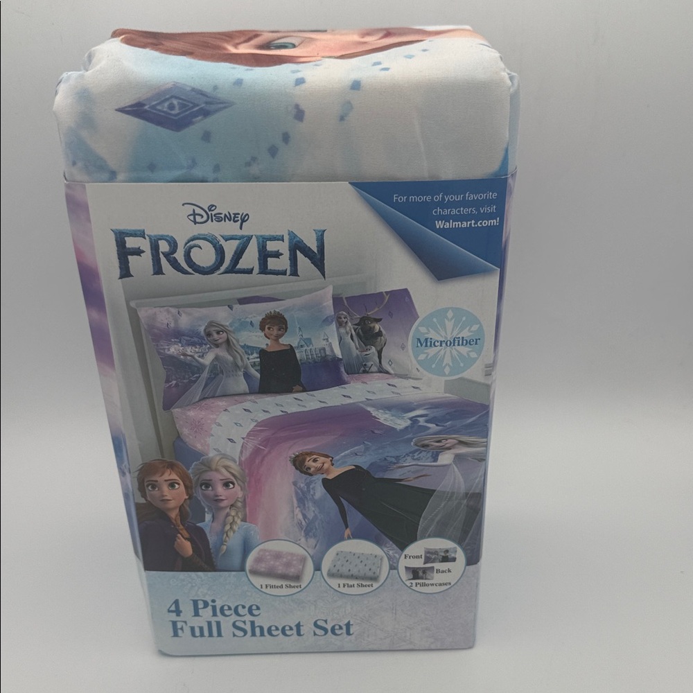 Disney Frozen Full microfiber 4 piece Sheet Set Elsa new